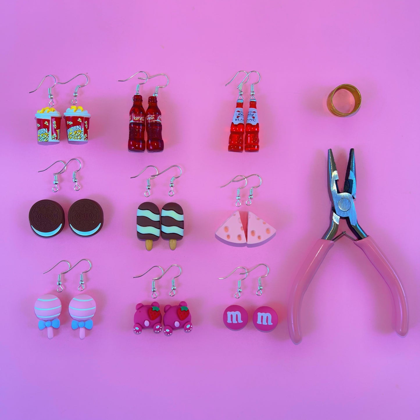 Charm Earring Diy Kit